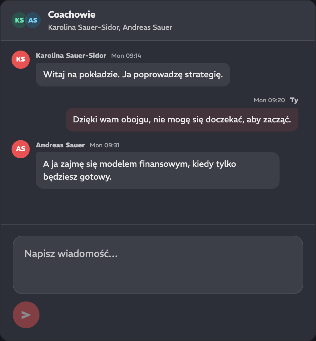 Jeden wspólny wątek z ludźmi, którzy znają Twój biznes.