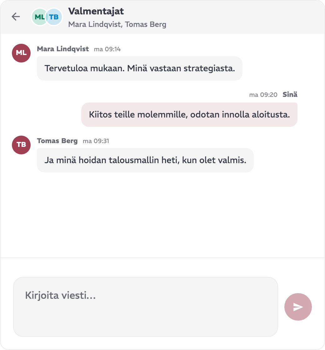 Yksi yhteinen kanava niiden kanssa, jotka tuntevat yrityksesi.