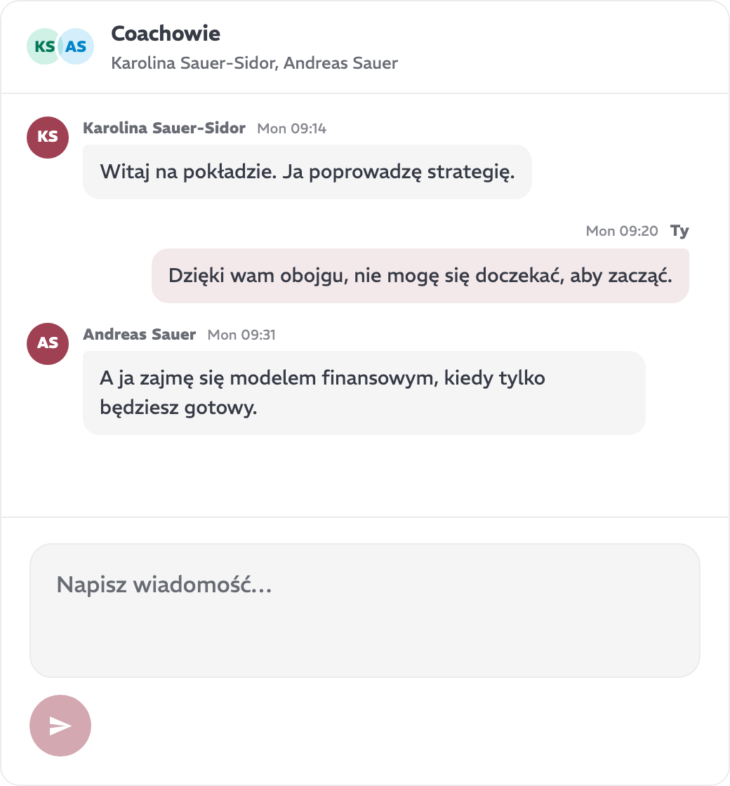 Jeden wspólny wątek z ludźmi, którzy znają Twój biznes.